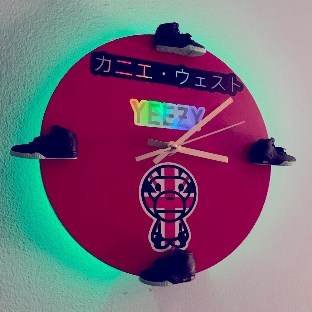 Kanye Japanese UK Collab LED Wall Light